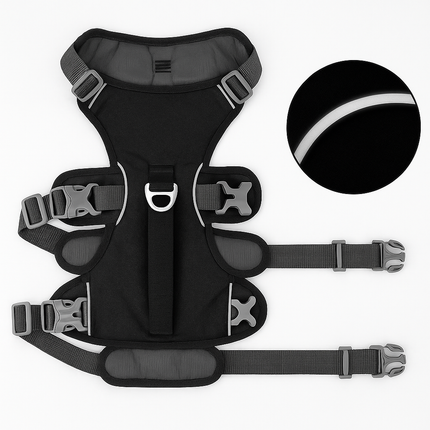 Adjustable Nylon Dog Harness with Handle