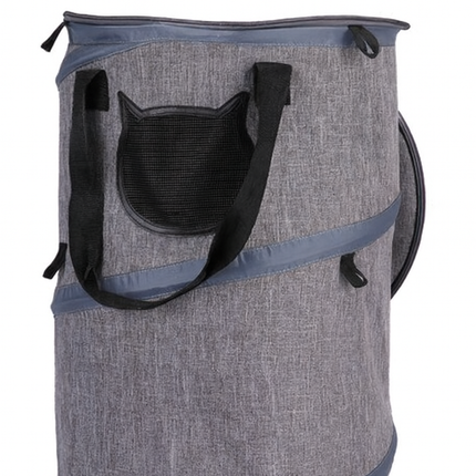 Collapsible Pet Travel Carrier – with Skylight and Ventilation Mesh