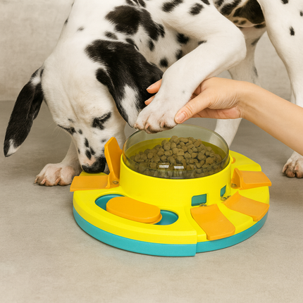 Dog Puzzle Toy – Interactive Slow Feeder Treat Dispenser