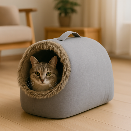 Cat Bed – Plush Washable Nest for Cats