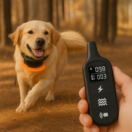 Rechargeable Waterproof Dog Training Collar with Remote