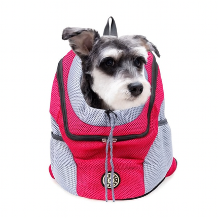 Portable Pet Carrier Backpack – Breathable Mesh Travel Bag for Cats & Dogs