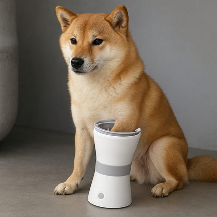 Portable Pet Paw Cleaner – Electric Two-Mode Washing Device for Dogs