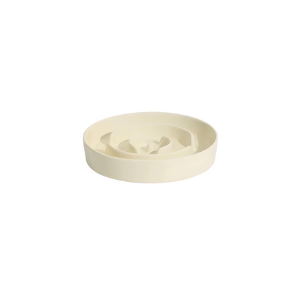 Ceramic Elevated Pet Bowl – Slow Feeder for Cats & Dogs