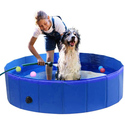 Foldable Pet Pool – Portable PVC Bath for Dogs