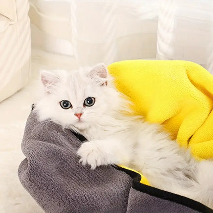 Pet Bath Towel – Super Absorbent Microfiber for Dogs and Cats
