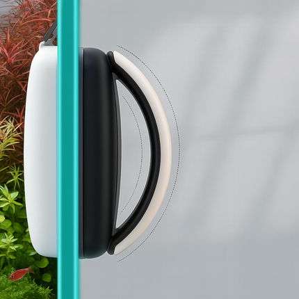 Magnetic Aquarium Glass Cleaner – Floating Algae Scraper Brush