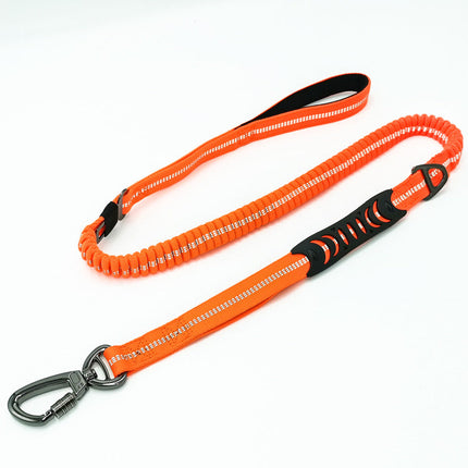 Adjustable Reflective Nylon Dog Leash – Multifunctional Retractable Pet Lead