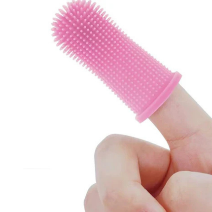Pet Finger Toothbrush – Soft Silicone Cleaning Tool for Dogs and Cats
