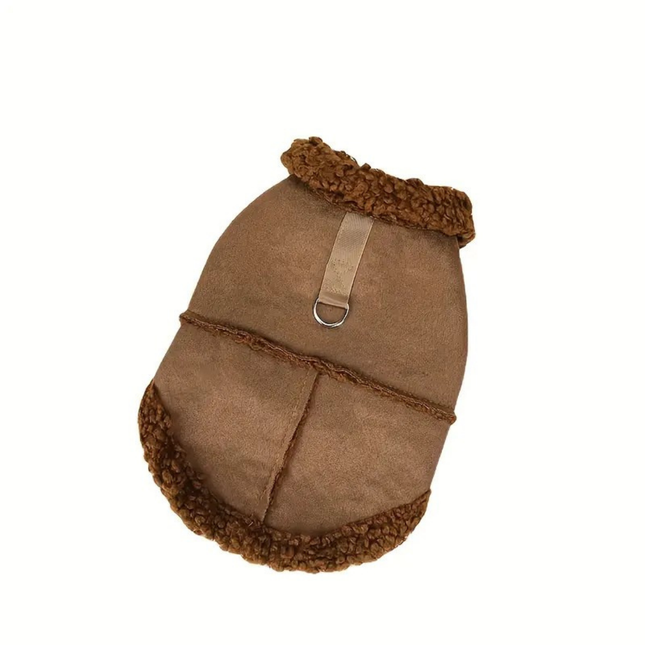 Plush Cotton Dog Jacket – Autumn and Winter Pet Vest