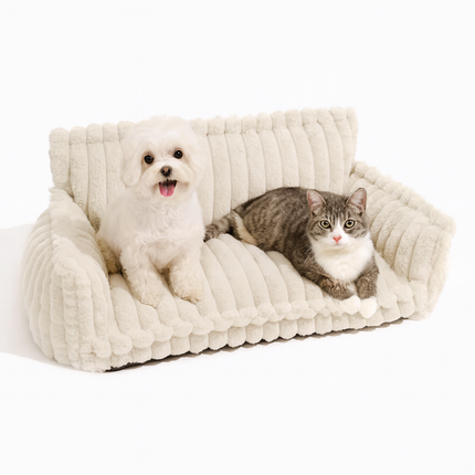 Removable Soft Pet Bed – Washable Felt Sofa for Dogs and Cats