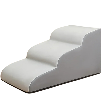 Memory Foam Pet Stairs – 2/3 Step Non-Slip Ladder for Dogs & Cats