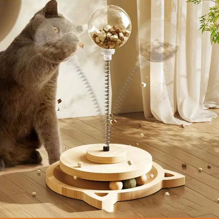 Interactive Cat Toy – Food Dispensing Training Accessory for Cats