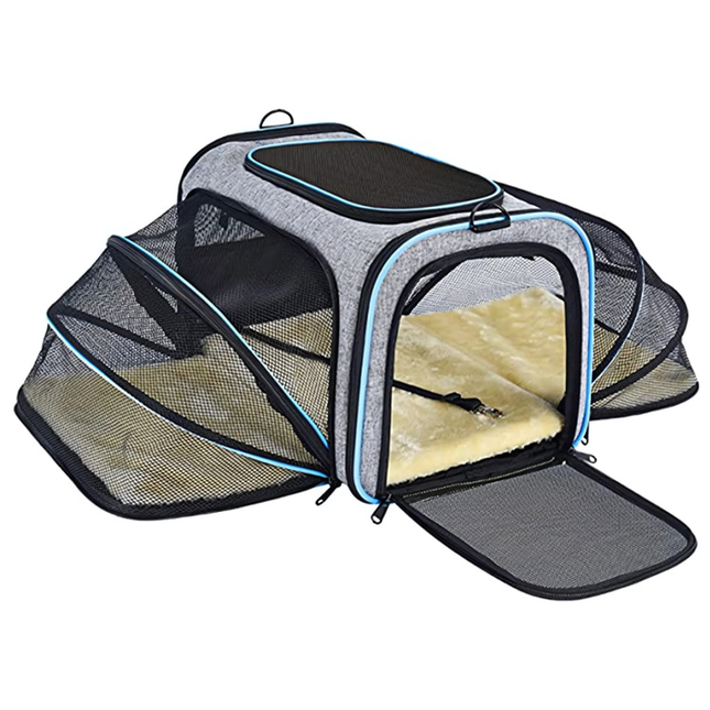 Pet Carrier Backpack – Foldable Breathable Travel Bag