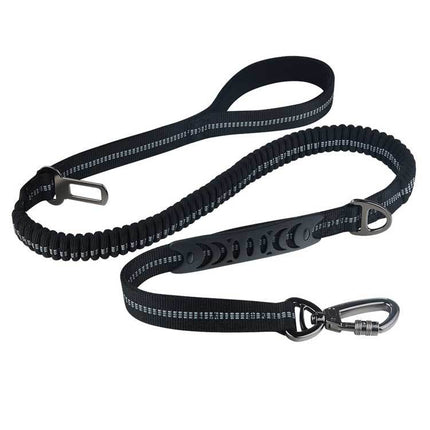 Adjustable Reflective Nylon Dog Leash – Multifunctional Retractable Pet Lead