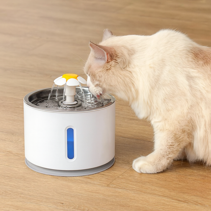 Automatic Pet Water Fountain – 2.4L LED USB Powered Dispenser for Cats & Dogs