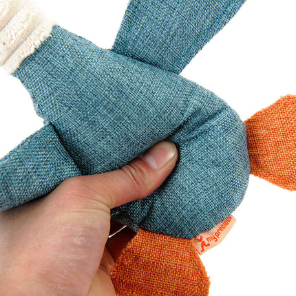 Interactive Sound Dog Toy – Plush Goose with Squeaker