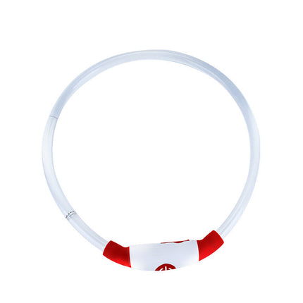 LED Dog Collar – Adjustable USB Rechargeable Light-Up for Night Visibility