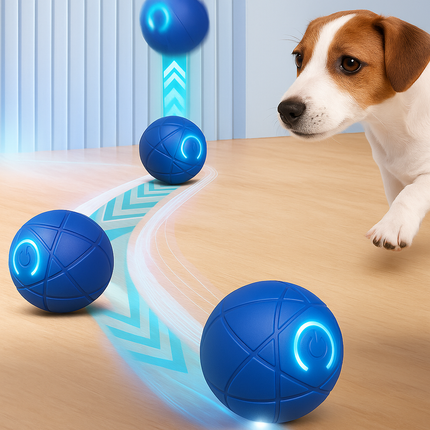 Dog Toy Ball USB Rechargeable – Vibrating & Rolling Motion