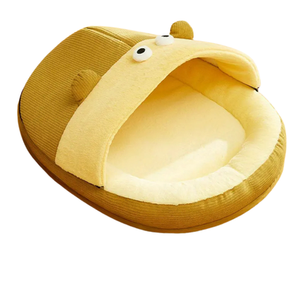 Pet Sleeping Bag Bed – Half-Enclosed Nest for Small Dogs