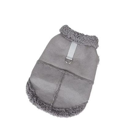 Plush Cotton Dog Jacket – Autumn and Winter Pet Vest