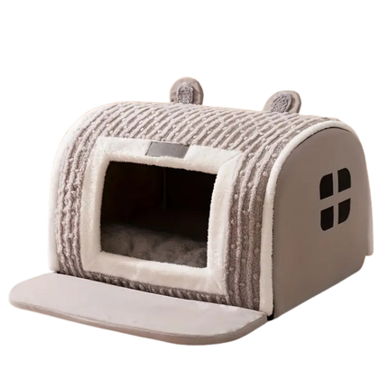 Pet Winter Bed – Plush Cotton Cushion for Cats and Dogs