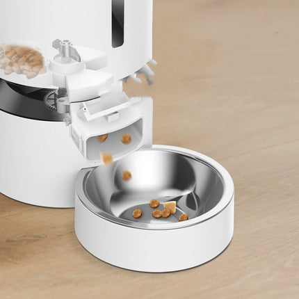 Capsule Automatic Cat Feeder – Timed Dual Bowl Design