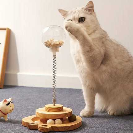 Interactive Cat Toy – Food Dispensing Training Accessory for Cats