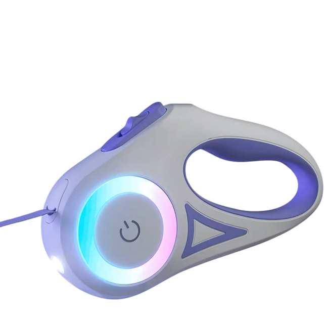 Retractable Dog Leash – LED Light Automatic Extendable Lead (3m/5m)