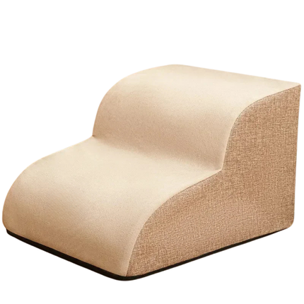 Memory Foam Pet Stairs – 2/3 Step Non-Slip Ladder for Dogs & Cats