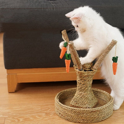 Rabbit Toy Set – Wicker Grass Climbing and Chewing