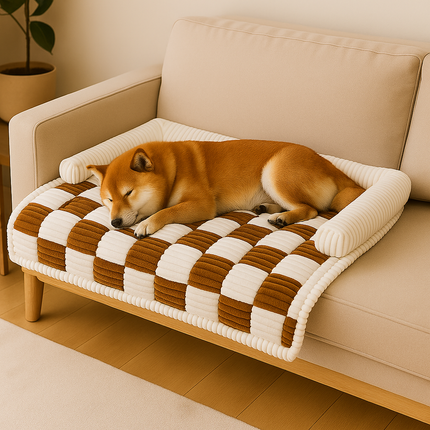 Plush Dog Mat – Washable Cushion for Dogs