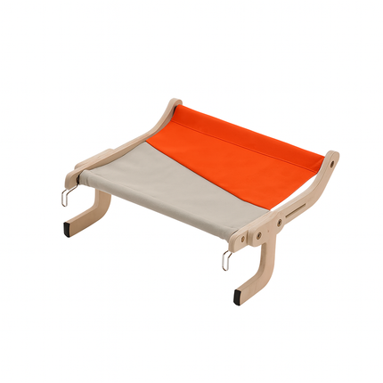 Cat Hammock Bed – Wooden Frame with Washable Cotton Canvas