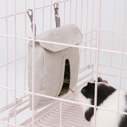 Hanging Hay Feeder Bag – For Rabbits, Guinea Pigs & Small Pets