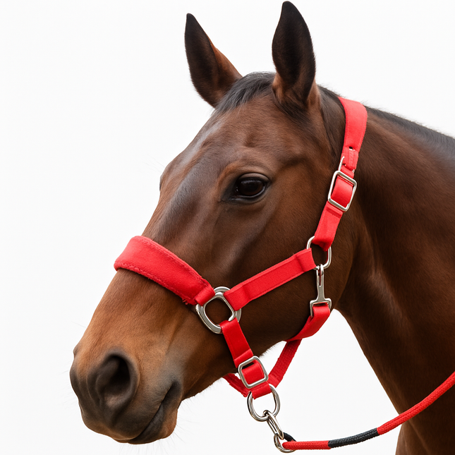 Adjustable Padded Pony Halter – Lightweight Head Collar for Everyday Use