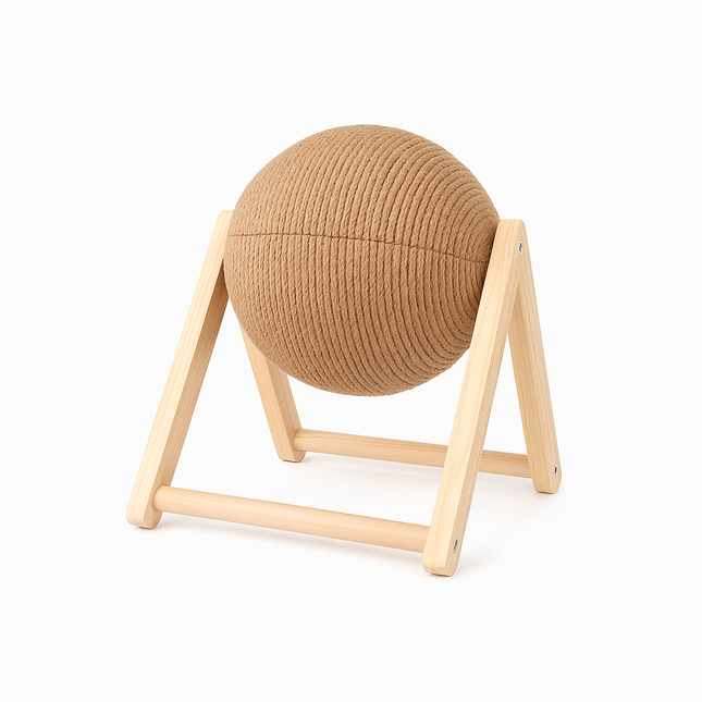 Cat Scratch Ball Toy – Sisal Rope Scratching Board for Kittens and Cats