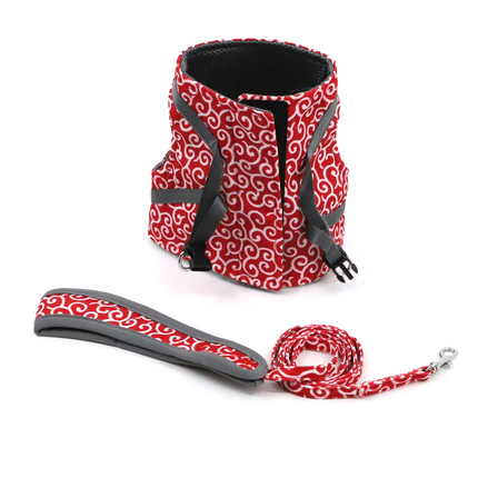 Pet Harness and Leash Set – Adjustable Breathable Vest for Cats