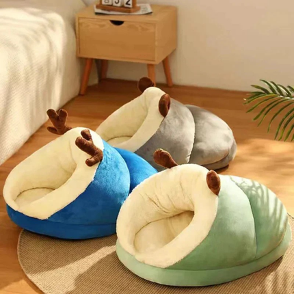 Plush Dog Bed Sofa – Soft Warm Pet Nest for Small and Medium Dogs