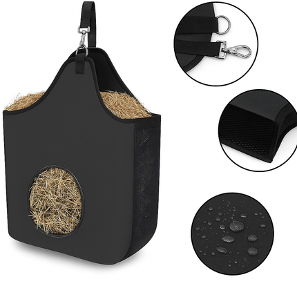 Hay Bag Feeder – Oxford Fabric Pouch for Horses, Sheep, and Livestock