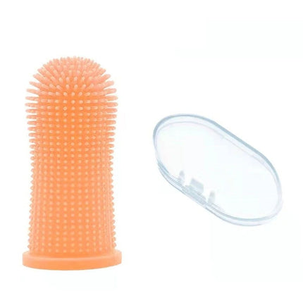Pet Finger Toothbrush – Soft Silicone Cleaning Tool for Dogs and Cats