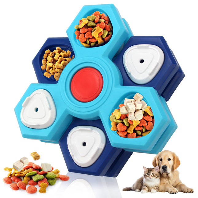 Interactive Pet Feeder – Multi-Layer Rotating Foraging Toy for Pets