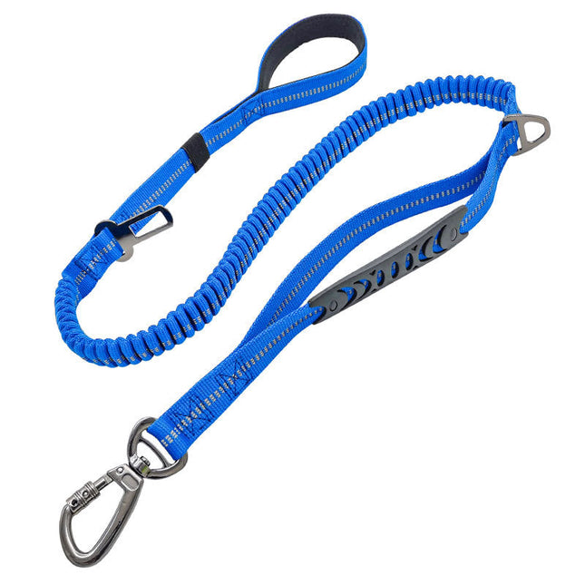Adjustable Reflective Nylon Dog Leash – Multifunctional Retractable Pet Lead
