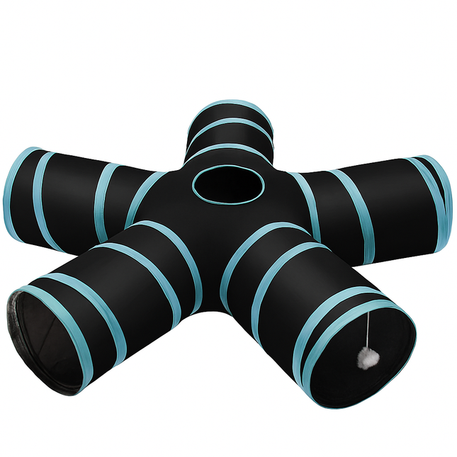 Foldable Cat Tunnel – Pop-Up Play Tube for Kittens and Cats