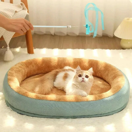 Pet Bed – Washable Kennel with Anti-Slip Base for Cats and Small Dogs