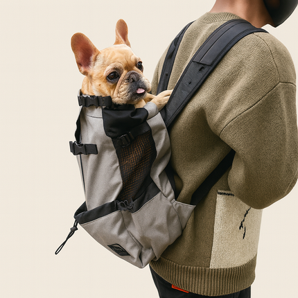 Breathable Dog Carrier Backpack – Adjustable Travel Bag for Dogs