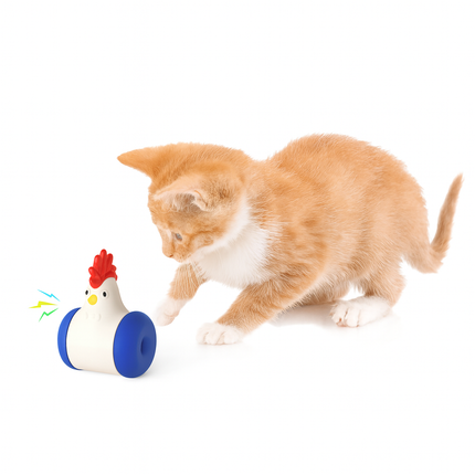 Laser Chicken Toy – Interactive Cat Toy with Automatic On/Off