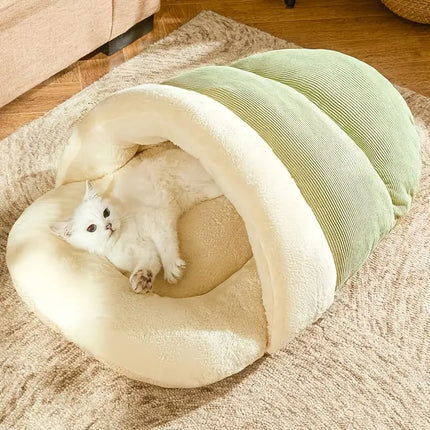 Enclosed Cat Bed – All-Season Pet Sofa