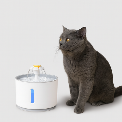 Automatic Pet Water Fountain – 2.4L LED USB Powered Dispenser for Cats & Dogs