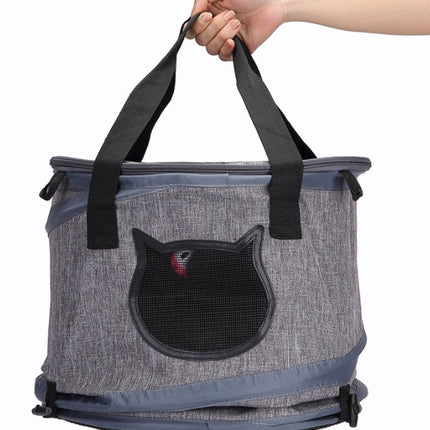 Collapsible Pet Travel Carrier – with Skylight and Ventilation Mesh