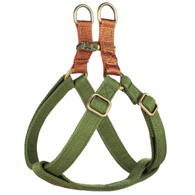 Nylon Reflective Pet Harness – Adjustable Vest for Small and Medium Dogs and Cats